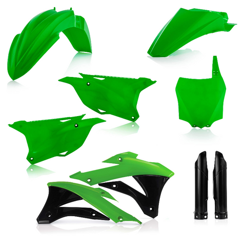 Acerbis Full Replacement Plastics Kit for 2014-21 Kawasaki KX85 / KX100 - OE 2020 - 2374116812