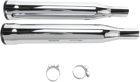 Cobra USA RPT Slip-On Mufflers for 2004-13 Harley Sportster Models - Chrome - 6080
