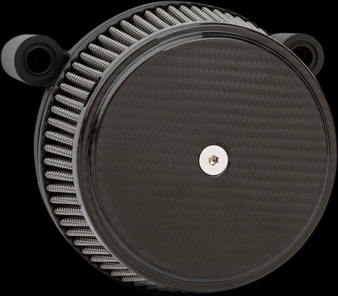 Arlen Ness Stage I Big Sucker Air Cleaner Kit for 2017-22 Harley M8 models - Carbon Fiber/Carbon - 18-394