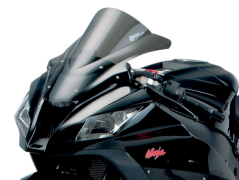 Zero Gravity Double Bubble Windscreen for 2011-14 Kawasaki ZX1000 Ninja ZX-10R - Light Smoke - 16-263-02