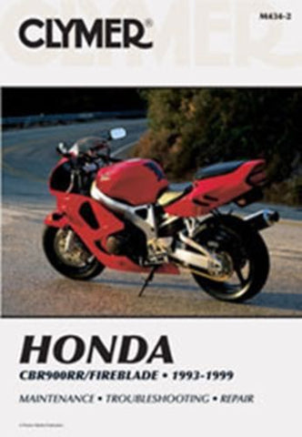 Clymer M4342 Service & Repair Manual for 1993-99 Honda CBR900RR / Fireblade