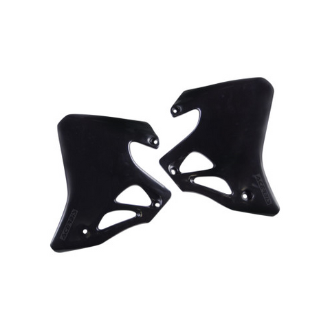 Acerbis Radiator Shrouds for 1995-02 Honda CR50-250R Models - Black - 2071250001