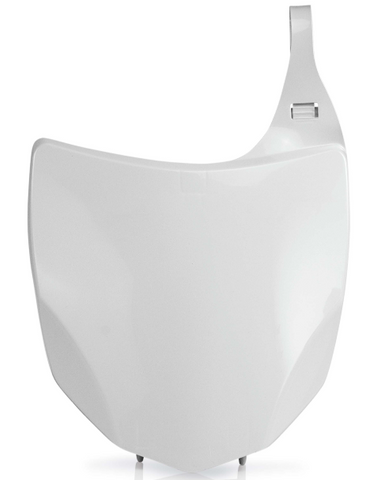 Acerbis Front Number Plate for 2009-12 Kawasaki KX250F / KX450F - White - 2141750002