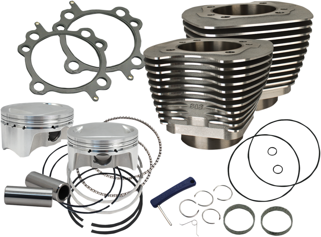 S&S Cycle 910-0481 Big Bore Cylinder Kit for Harley Dyna and