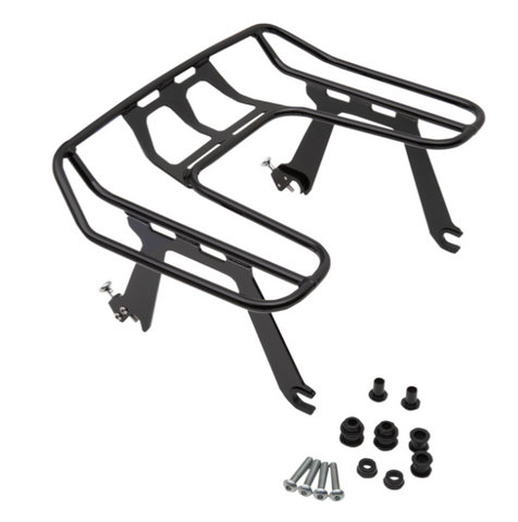 Cobra USA Big Ass Detachable Wrap Around Luggage Rack for 2018-21 Harley Softail Low Rider - Black - 602-2613B