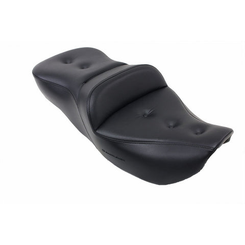 Saddlemen Roadsofa 2-Up Seat for 1997-07 Harley Road King models - Black/Pillow Top - 897-06-181