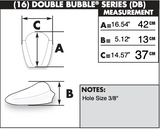 Zero Gravity Double Bubble Windscreen for 2006-08 Yamaha YZF-R6/R6S - Clear - 16-578-01