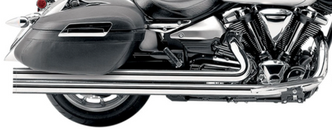 Cobra USA Speedster Long Exhaust for 2006-13 Yamaha XV1900CT Stratoliner - Chrome - 2924T