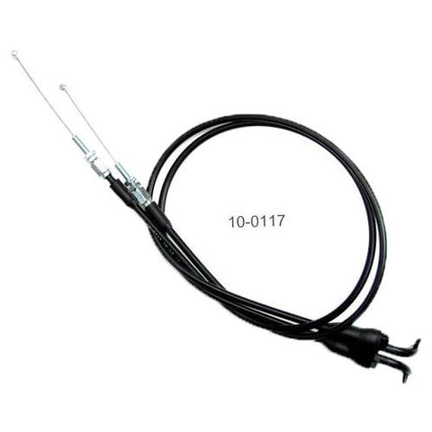 Motion Pro Black Vinyl Throttle Push-Pull Cable Set for KTM 400 / 525 - 10-0117