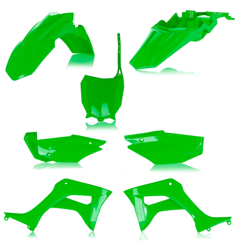 Acerbis Full Replacement Plastics Kit for 2019-22 Honda CRF110F - Green - 2861930006