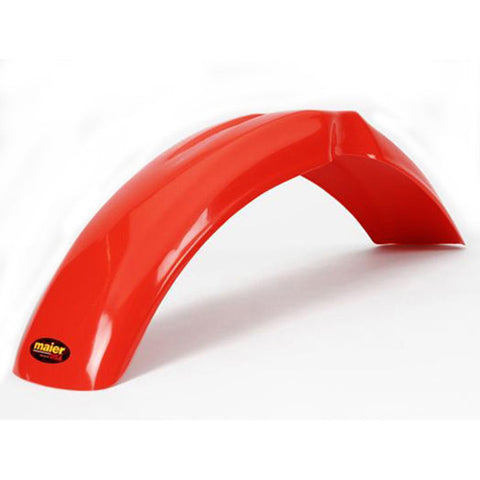 Maier Fighting Red Front Fender For 1985-00 Honda XR80 / 100 - 13504-12