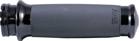 Avon Custom Contour Grips for Harley Dyna / Electra Models - Black - CC-86-ANO