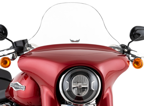 Slipstreamer Replacement Windshield for 2018-21 Harley Softail Sport Glide - Clear - T-238-8