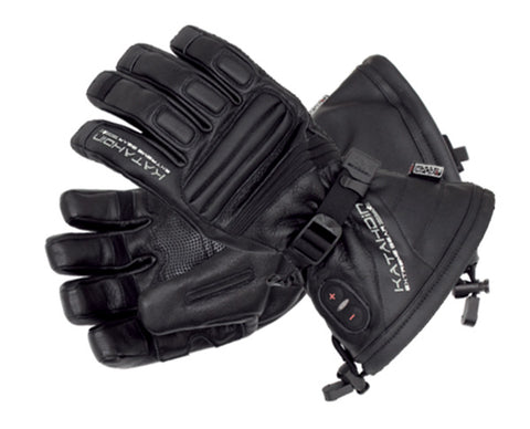 Katahdin Gear Torch Leather Heated Gloves - Black - X-Small