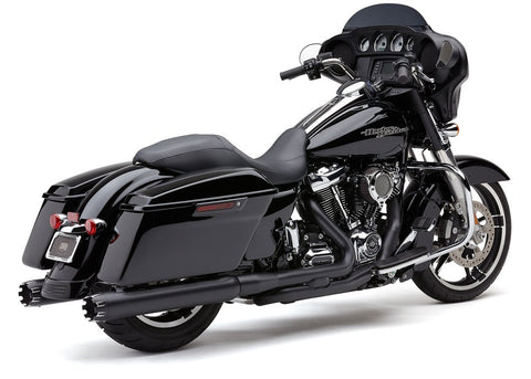 Cobra USA Neighbor Hater Mufflers for 2017-22 Harley FL Touring models - Black - 6267RB