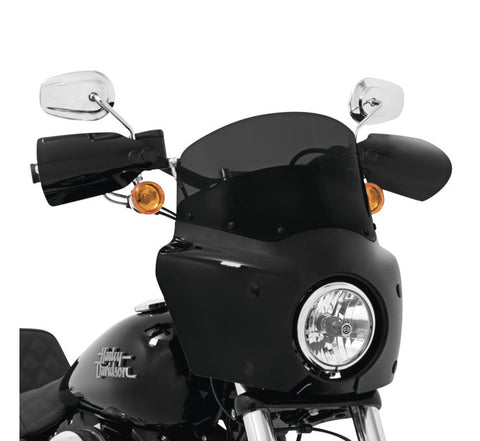 Memphis Shades Road Warrior Windshield - Black Smoke - 15 Inch Height