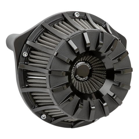 Arlen Ness Inverted Series Air Cleaner Kit for 2017-22 Harley M8 models - Black/15-Spoke - 18-997
