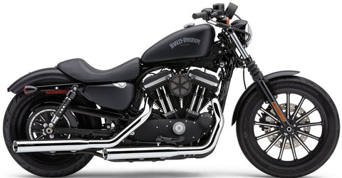 Cobra 3 inch Slip On Mufflers for 2014-20 Harley Sportster models - Chrome - 6031