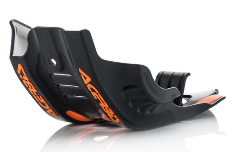 Acerbis Offroad Skid Plate for Husqvarna / KTM models - Black/Orange - 2449420001