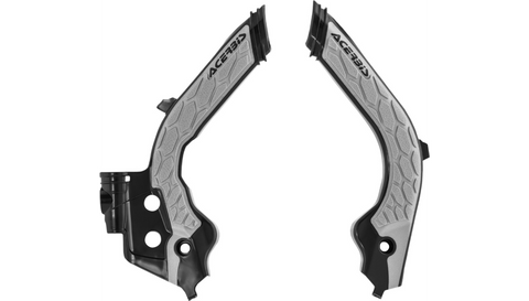Acerbis X-Grip Frame Guards for 2019-21 Husqvarna - Yellow/Black - 2733451001