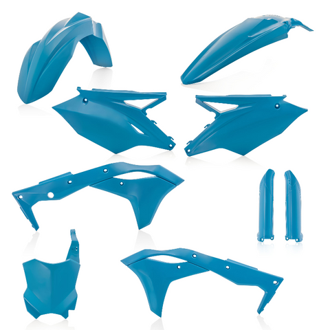 Acerbis Full Replacement Plastics Kit for 2018-20 Kawasaki KX250 - Light Blue - 2685820085