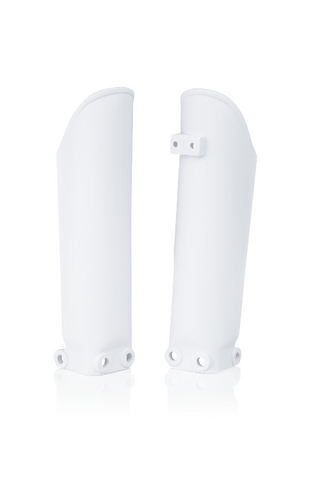 Acerbis Fork Covers for 2017-21 Husqvarna TC65 - White - 2732020002