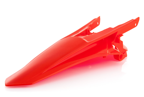 Acerbis Rear Fender for 2017-19 KTM EXC models - Fluorescent Orange - 2634044617