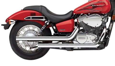 Cobra USA Dragsters Exhaust System for 2004-16 Honda VT750 Shadow Aero/Spirit - Chrome - 1611T