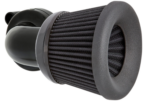 Arlen Ness Velocity 90 Degree Air Cleaner Kit for 2017-22 Harley M8 models - Black - 600-028
