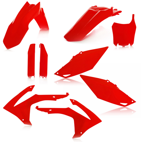 Acerbis Full Replacement Plastics Kit for 2013-17 Honda CRF250R / CRF450R - Red - 2314410227