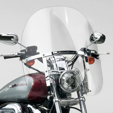 National Cycle 2-Up Windshield for Harley Sportster Models - Clear - N21117A