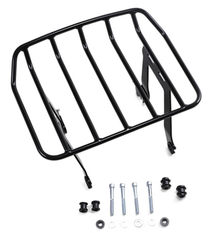 Cobra USA Big Ass Detachable Solo Luggage Rack for 2018-21 Harley Softail Heritage Classic - Black - 602-2614B