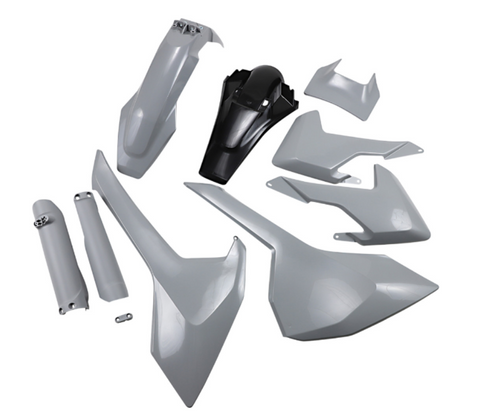 Acerbis Full Replacement Plastics Kit for 2017-19 Husqvarna models - Grey/Black - 2733430011