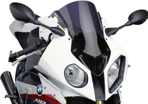 Puig Z Racing Windscreen for 2009-14 BMW S1000RR - Dark Smoke - 5205F