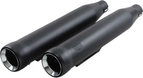 Cobra USA Neighbor Hater Mufflers for 1991-18 Harley Dyna Models - Black - 6045B
