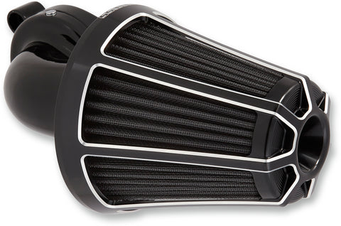 Arlen Ness Monster Sucker Air Cleaner Kits for 1991-Up Harley Sportsters - Bevelled Black - 81-013