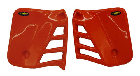 Maier 600137 ORANGE RADIATOR SCOOPS HONDA DIRT BIKE