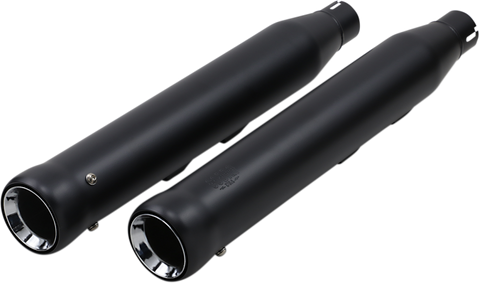 Cobra USA Neighbor Hater Mufflers for 2005-19 Harley Softails - Black - 6042B