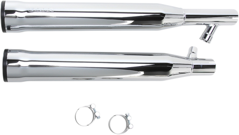 Cobra USA RPT Slip-On Mufflers for Harley Softail - Chrome - 6050