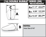 Zero Gravity Double Bubble Windscreen for 2011-16 Kawasaki ZX1000 Ninja - Light Smoke - 16-231-02