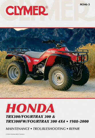 Clymer M346-3 Service & Repair Manual for 1988-00 Honda TRX300 / TRX300FW