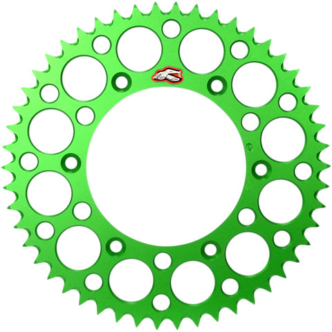 Renthal Ultralight Rear Sprocket - 520 Chain Pitch x 49 Teeth - Green - 112U-520-49GEGN