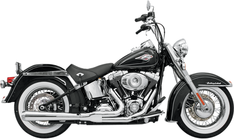 Bassani Road Rage Long Exhaust System for 1986-17 Harley Softail models - Chrome - 12111J