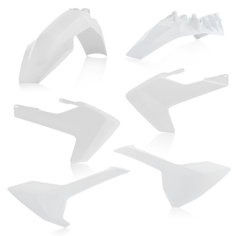 Acerbis Standard Replacment Plastics Kit for 2018-21 Husqvarna TC85 - 20 White - 2686456812