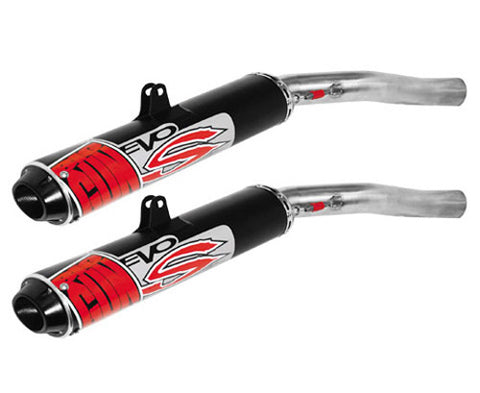 Big Gun Exhaust EVO Street Dual Slip-On Mufflers for 2006-10 Kawasaki Ninja ZX-14 - 16-1402