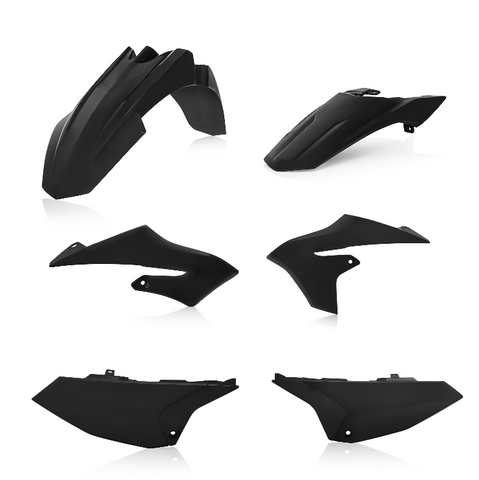 Acerbis Standard Replacment Plastics Kit for 2018-22 Yamaha YZ65 - Black - 2726650001