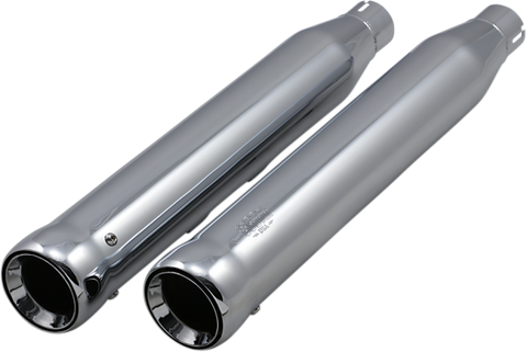 Cobra USA Neighbor Hater Mufflers for 2005-17 Harley Softails - Chrome - 6042