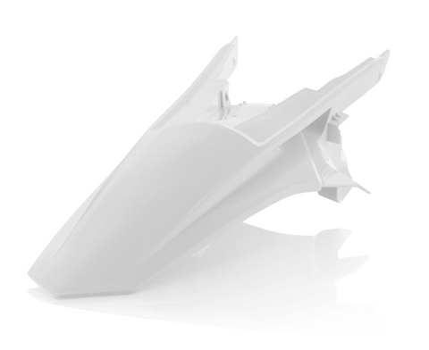 Acerbis Rear Fender for 2016-18 KTM SX models - White - 2421100002