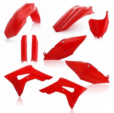 Acerbis Full Replacement Plastics Kit for 2017-18 Honda CRF 250R/450R - Red - 2630700227