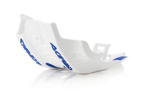 Acerbis Offroad Skid Plate for Husqvarna / KTM 450 models - White/Blue - 2733461029